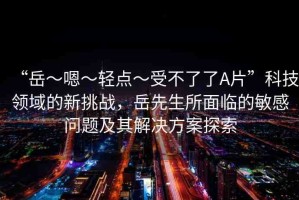 “岳～嗯～輕點(diǎn)～受不了了A片”科技領(lǐng)域的新挑戰(zhàn)，岳先生所面臨的敏感問題及其解決方案探索