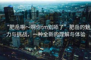 “肥岳啊～啊你tm別?了”肥岳的魅力與挑戰(zhàn)，一種全新的理解與體驗