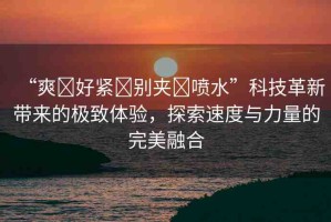 “爽?好緊?別夾?噴水”科技革新帶來(lái)的極致體驗(yàn)，探索速度與力量的完美融合
