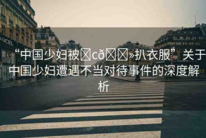 “中國(guó)少婦被?c??扒衣服”關(guān)于中國(guó)少婦遭遇不當(dāng)對(duì)待事件的深度解析