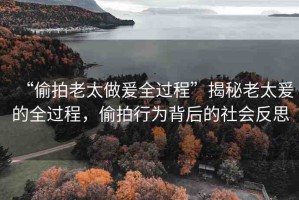 “偷拍老太做爰全過程”揭秘老太爰的全過程，偷拍行為背后的社會反思