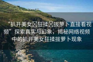 “扒開美女?狂揉?拔蘿卜直接看視頻”探索真實與幻象，揭秘網(wǎng)絡(luò)視頻中的扒開美女狂揉拔蘿卜現(xiàn)象