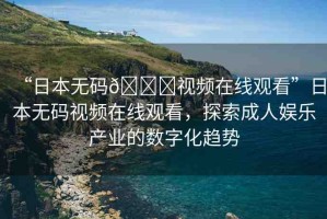 “日本無(wú)碼??視頻在線觀看”日本無(wú)碼視頻在線觀看，探索成人娛樂(lè)產(chǎn)業(yè)的數(shù)字化趨勢(shì)