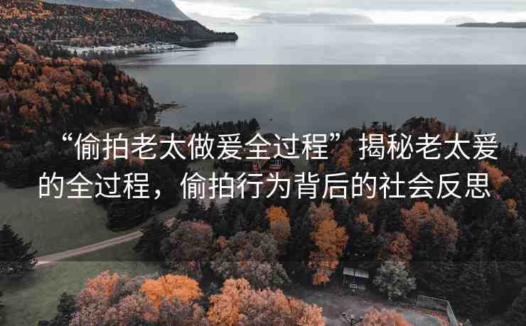 “偷拍老太做爰全過(guò)程”揭秘老太爰的全過(guò)程，偷拍行為背后的社會(huì)反思