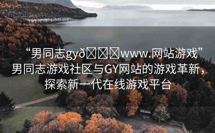 “男同志gy??www.網(wǎng)站游戲”男同志游戲社區(qū)與GY網(wǎng)站的游戲革新，探索新一代在線游戲平臺(tái)