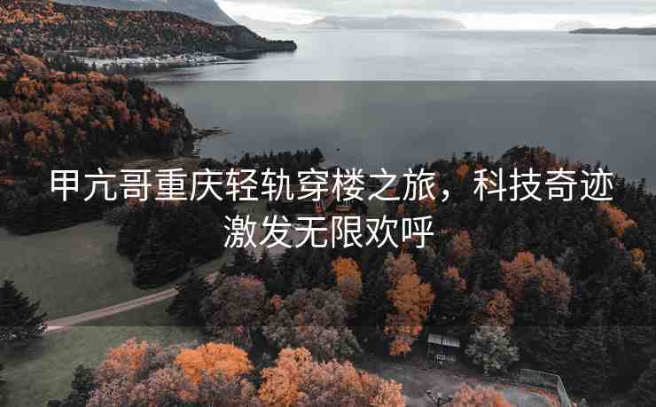 甲亢哥重慶輕軌穿樓之旅，科技奇跡激發(fā)無(wú)限歡呼