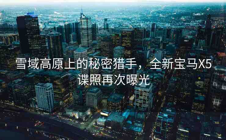 雪域高原上的秘密獵手，全新寶馬X5諜照再次曝光