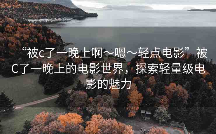 “被c了一晚上啊～嗯～輕點(diǎn)電影”被C了一晚上的電影世界，探索輕量級電影的魅力