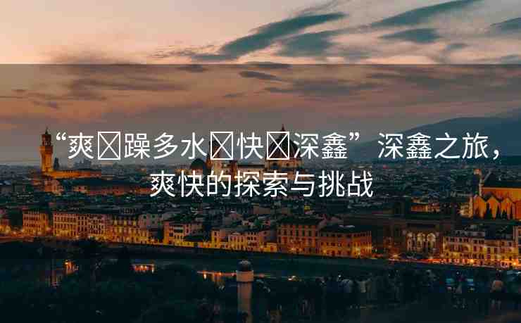 “爽?躁多水?快?深鑫”深鑫之旅，爽快的探索與挑戰(zhàn)