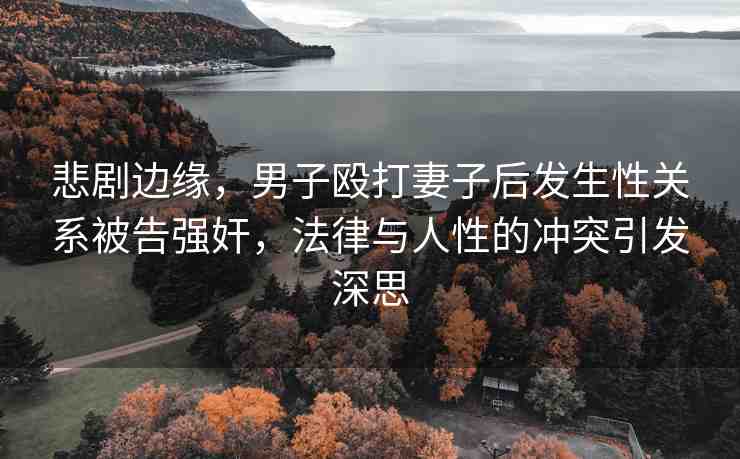 悲劇邊緣，男子毆打妻子后發(fā)生性關(guān)系被告強(qiáng)奸，法律與人性的沖突引發(fā)深思
