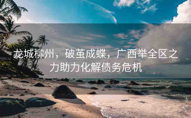 龍城柳州，破繭成蝶，廣西舉全區(qū)之力助力化解債務(wù)危機(jī)