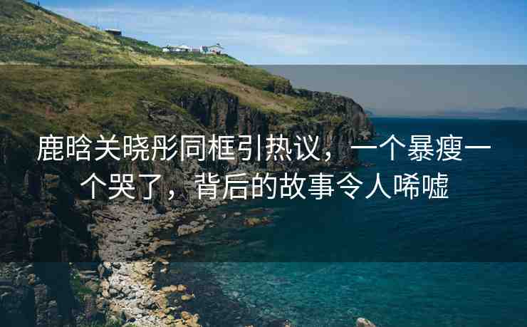 鹿晗關(guān)曉彤同框引熱議，一個(gè)暴瘦一個(gè)哭了，背后的故事令人唏噓