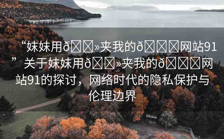 “妺妺用??夾我的??網(wǎng)站91”關(guān)于妺妺用??夾我的??網(wǎng)站91的探討，網(wǎng)絡(luò)時代的隱私保護與倫理邊界