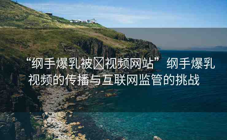“綱手爆乳被?視頻網(wǎng)站”綱手爆乳視頻的傳播與互聯(lián)網(wǎng)監(jiān)管的挑戰(zhàn)