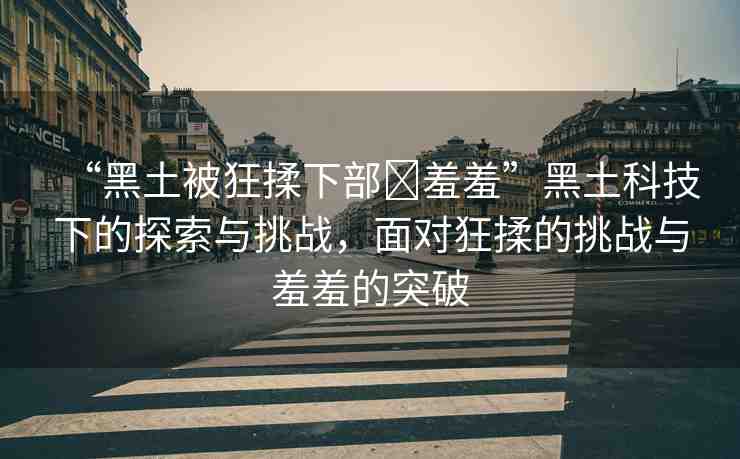 “黑土被狂揉下部?羞羞”黑土科技下的探索與挑戰(zhàn)，面對(duì)狂揉的挑戰(zhàn)與羞羞的突破