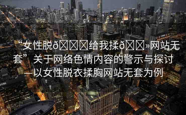 “女性脫??給我揉??網(wǎng)站無(wú)套”關(guān)于網(wǎng)絡(luò)色情內(nèi)容的警示與探討—以女性脫衣揉胸網(wǎng)站無(wú)套為例